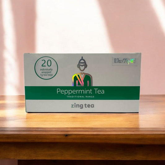 Zing Peppermint Tea 2g x 20Tbgs