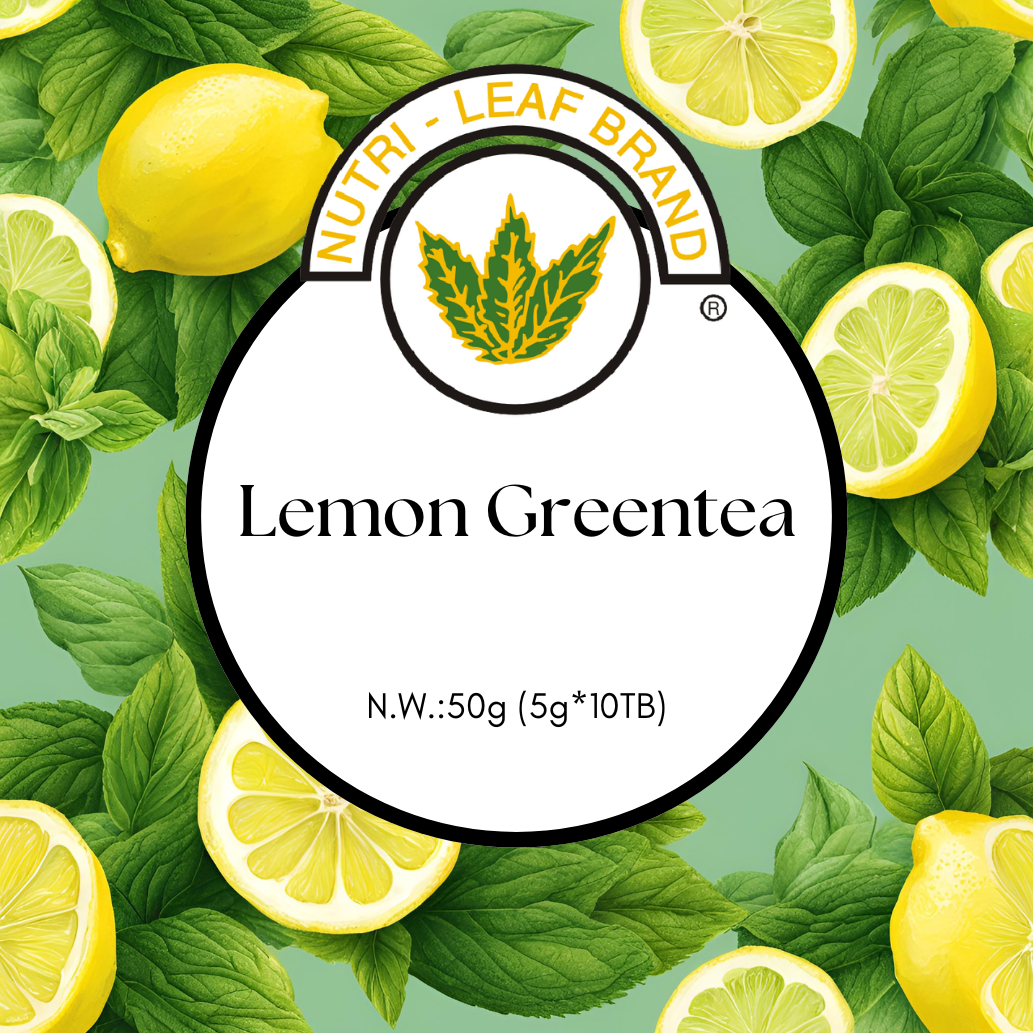 Nutri-Leaf Brand Lemon Green Tea [NEW] 5g x 10Tbgs