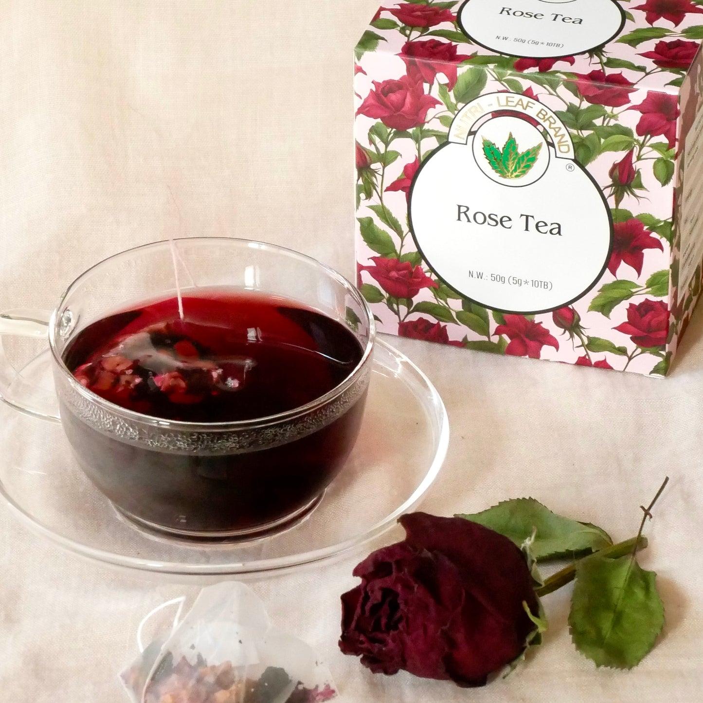 Nutri-Leaf Brand Rose Wellness Tea [NEW] 5g x 10Tbgs