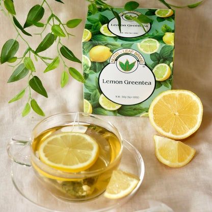 Nutri-Leaf Brand Lemon Green Tea [NEW] 5g x 10Tbgs