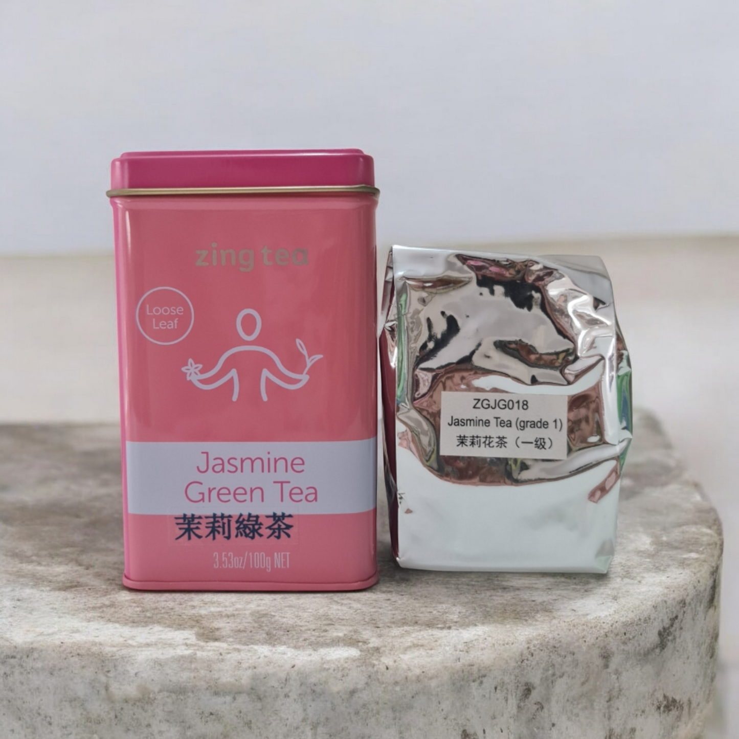 Zing Jasmine Green Tea Loose Leaf – 100g NET