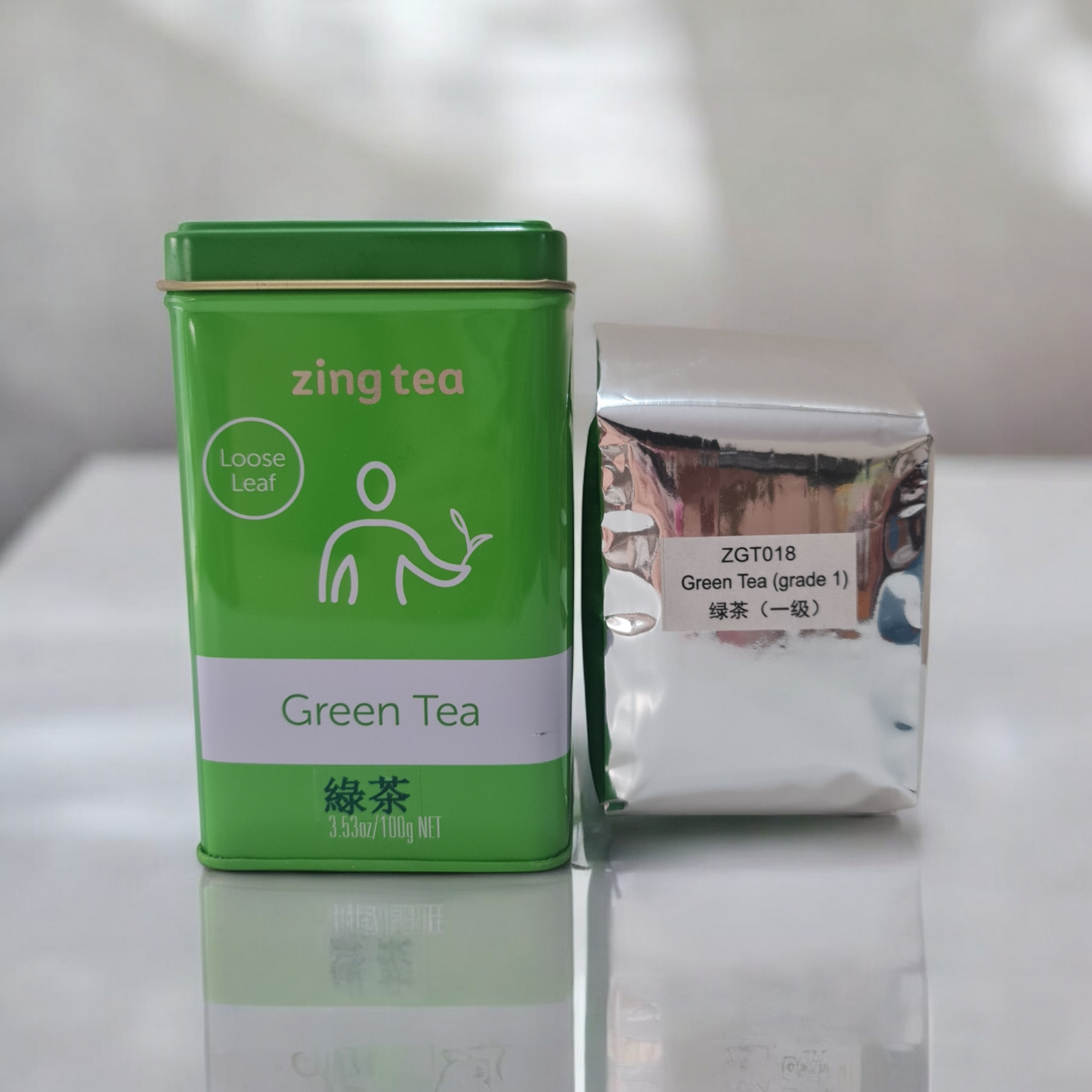Zing Green Tea Loose Leaf – 100g NET
