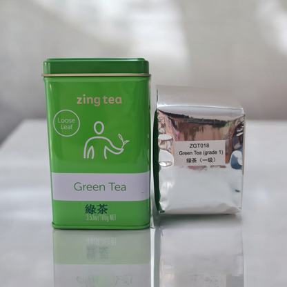 Zing Green Tea Loose Leaf – 100g NET