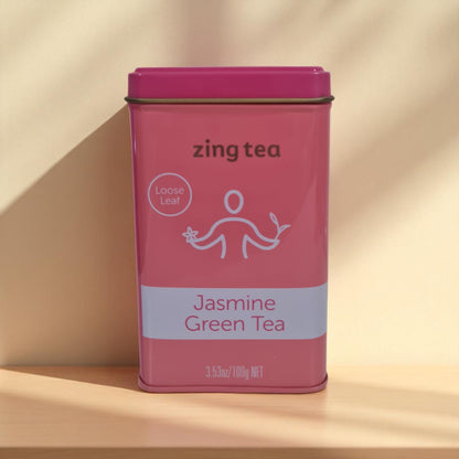 Zing Jasmine Green Tea Loose Leaf – 100g NET